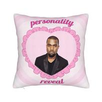 Funny K-KanyES W-Wests Pillowcases  Fashion Pillow Case For Living Room Sofa Comfy Pillow Cover 40x40cm