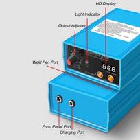 AC 110V 220V 5000W Rechargeable Battery Spot Welder with Foot Pedal for 18650/26650/32650 Battery Pack 110 V