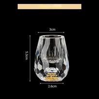 Vodka Whisky Glass Ktv Sglass Sake Glass Bar Party High Appearance Level Champagne Glass Household Bullet Glass