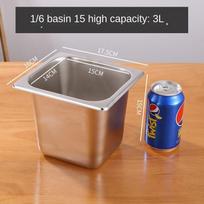 Deep Hotel Pans Anti Clogging Stainless Steel Steam Table Pans Commercial Metal Food Catering Trays