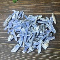 50G/100G Natural Blue Kyanite Crystal Raw Stone, a Unique Rough Faux Gemstone Material for Spiritual Home Decor And Collectible 50g
