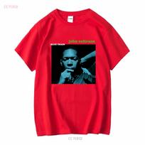 John Coltrane Blue Train T Shirt vintage album graphic tee Bl vintage Washed Stylish designer clothes Stretched Breathable S