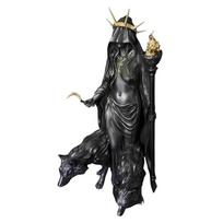 The Witch of The Night Hecate Greek Goddess with Her Hounds of Magic Sculpture Underworld Light Messenger Resin Statue Ornament
