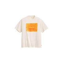 Levis SS24 501® Day Special Limited Edition Cracked Print Crew Neck Short Sleeve T-Shirt Unisex Tops Beige 87373-0154 S