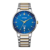 CITIZEN Quartz Watch Blue Silver x Gold Overseas Model [Citizen] Men's BI5124-50L [Used]
