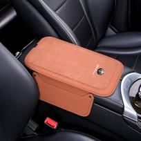 Suede Leather Car Armrest Box Pad Car Armrest Mat For Alfa Romeo Sportiva Giulia Giulietta 159 156 Stelvio Auto Accessories