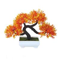 Artificial Bonsai Pine With Lifelike Appearance For Home Office Decor Lasting Greenery For Cabinet And Tabletop Display