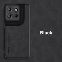 „Motorola Edge 50 Neo“ dėklas, prabangus PU odos telefono dėklas, skirtas „Motorola Moto S50 5G“ galiniam dangteliui, atsparus smūgiams. Moto Edge 50 Neo juoda