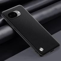 Prabangus PU odos dėklas Google Pixel 10A 5G telefonui, galinis dangtelis, matinis silikoninis, atsparus smūgiams, apsauginis telefono dėklas Google Pixel10A telefonui For Pixel 10A matinė juoda spalva