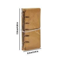 Transparent PVC Binder Notebook with Elastic Band M2.5 Photo Card Organizer DIY Loose-leaf Journal Stationery Lovers