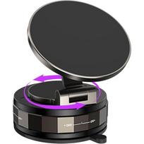 Universal Magnetic Car Phone Holder, 360° Rotation Foldable Phone Mount, Strong Suction for Dashboard Glass Tile juoda