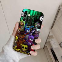 Five N-Nights At F-Freddys Fnaf Phone Case For Samsung Galaxy A73,A72,A71,A70,A53,A52,A51,Others Soft Black Cover Samsung a32 5g