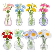 8Pcs/Set Modern Tiny Magnetic Bud Vases Creative Vase Fridge Stickers  Gift 8Pcs/Set