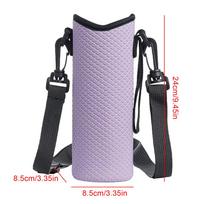 Insulated Water Bottle Holder Bag Portable Sling with Adjustable Strap for Hands-Free Carry, Hiking, Gym, Work, School, Travel levanda