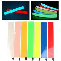 1pc Flexible EL Light Panel Electroluminescent Back Light Strip Lamp For Home Car Party 30.3x5.3cm Accessories žalia