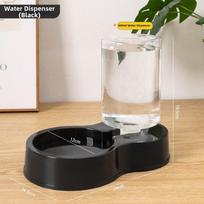 800mL Pet Automatic Feeder Large Capacity Plastic Cat Dog Water Dispenser Feeder Set 2 Styles 4 Colors Pet Integrated Food Bowl