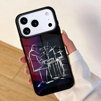 Musical Music Note Mobile Phone Case for IPhone 17 AIR 16pro Max 15 14 13 12 11 Bumper Cover iPhone 12 mini