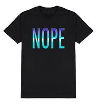 NOPE Mens T-Shirt Mens Womens Tees Top Neon Funny Sarcasm Humour Slogan  Cotton XL