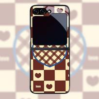 Love Hug Phone Case Tenderness Heart Design For Samsung Galaxy Z Flip5 7 Flip 3 5 6 4 Eternal Love Devotion Back Cover Forever Galaxy Z Flip 7