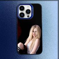 Singer A-Avril Lavigne Phone Case For iPhone 16,15,14,13,12,11,Mini,Pro,E,MAX Blue Candy Matte Shockproof Cover iPhone14