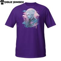 Yuki-Onna T-Shirt Mens Womens Tees Top – Elegant Ice Spirit Japan Fantasy Art Tee 4XL
