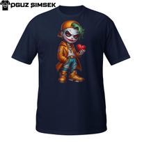 Streetwear Joker Tee – Urban Comic Book Villain Style for Halloween XL