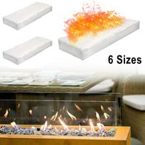 3pcs Firebox Safety Blanket of Calcium Magnesium Silicate Fibres for Leak Proof Combustion Chamber and Fire Protection 30x10x1CM