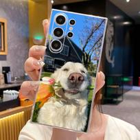 Funny Little Dog Expressions  Phone Case For SamsungS25,24,23,22,21,30,Ultra,20,Plus,Lite,10,5G,Soft Silicone Transparent Cover Samsung S20plus5G