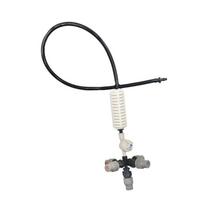 Greenhouse Hanging Anti Drip Misting Nozzle Cross Atomizing Sprinkler Nozzle Watering Water Spray To Garden 1Set pilka spalva