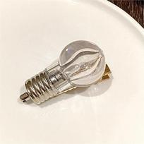 New Luminous Luminous Hairpin Party Hairpins Simulation Light Bulb Lighted Hair Clips Side Clip Girls Wear