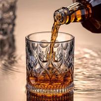 Whiskey Cups Unique Themed Cocktail Everyday Use Drinking Glasses Clear Glass Spirits Cups Wine Tumblers Beer Mugs Drinking Cups 1pcs