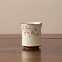 Beige Ru Kiln Ceramic Wisteria Flower Teapot Large Capacity Chinese Style Kung Fu Tea Brewer for Home Use