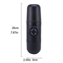 Portable hand Operated Espresso Machine Italian Espresso Outdoor Camping Coffee Machine For Household Travel And Picnic Use juoda