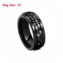 EDC Fidget Sliders Fashion Accessory Ratchet Ring Stress Relief for Adults Metal ADHD Casual Fidget Rings Haptic Coin