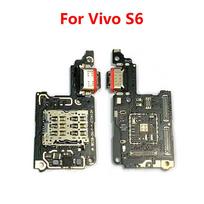 For Vivo S6 USB Charging Board Dock Port Microphone Module Flex Cable For Vivo S6