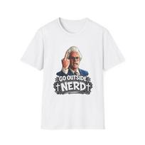 Go Outside Nerd Baby Billy Unisex T-Shirt| Funny Retro Character Graphic S