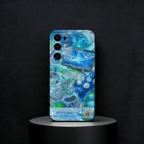 Frutiger Aero Aqua Nostalgia Phone Case For Samsung S25,S24,S21,S22,S23,S30,Ultra,S20,Plus,Fe,Note,5G Black Cover Samsung S205G