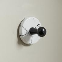 Self-Adhesive Suction Cup Door Hook Stable Towel Rack Multifunctional Clothes Hanger  Office Style A