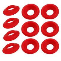 25Pcs Silicone Rubber Gaskets Washers Backs For Grolsch EZ Cap Swing Top Bottle Cap Home Brew Beer Bottle Seal Bar Accesories raudona