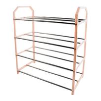 Shoe Storage Rack Metal Shoe Rack Black Large Capacity Shoe Rack Space-saving Sturdy Versatile Usage Brand New rožinė