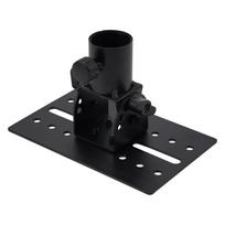 Rotatable 35mm Metal Mount Tripod Pole DJ Speaker Stand Adapter Top Cap Metal Mic Tripod Holder Mounting Base Tripod Pole Parts juoda
