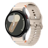 Sport Band for Samsung Galaxy watch 7/FE/4/5/6 classic/5 Pro 40 44mm No Gaps correa bracelet silicone belt Galaxy watch 7 straps Galaxy watch 7 44mm