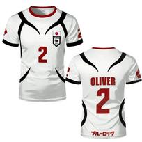 Anime Aiku Marškinėliai Cosplay Kostiumai #2 Japonija U20 Aiku Futbolo Marškinėliai Oliver Aiku Futbolo Treniruočių Marškinėliai 3D Spausdinimas XXS