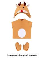 Santa Claus Baby Onesie With Cartoon Print And Comfortable Polyester Material For Christmas Dressup S