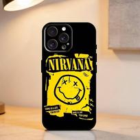 N-Nirvana Rock Band Lamentably     Phone Case For iPhone 17,16,15,14,13,12,11 Plus,Pro Max,XS,Soft Silicone Black Cover iPhone15pro