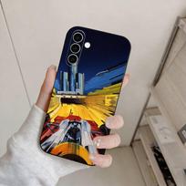 M-Minimalist Circuit Phone Case For Samsung Galaxy A73,A72,A71,A70,A53,A52,A51,Others Soft Black Cover Samsung a41