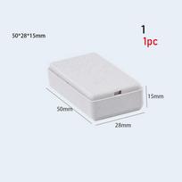 1/2pcs Plastic Waterproof White/Grey DIY Housing Instrument Case ABS Plastic Electronic Project Box Electric Supplies 8 sizes