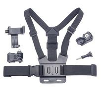 Adjustable Chest Strap Fixation Bracket Release of Hands Mobile Phone Chest Strap Mount  Cycling juoda