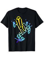 Vintage Funny Men'S Poison Dart Frog Women T Shirt Cotton Tee Streetwear Oversize Casual Trend All-season Breathable Comfortable S įvairiaspalvis