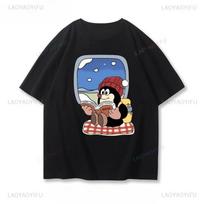 The Mole Story Krtek Cartoon Anime Shirt Boy Girl Unisex Summer Casual Funny Shoujo Girl Style Y2k Clothes Woman Gothic Clothing S įvairiaspalvis